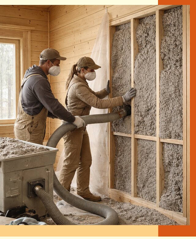 Утепление дачного дома эковатой в каменке от 1467 руб./м2 — комплексно, ТепломастерКам