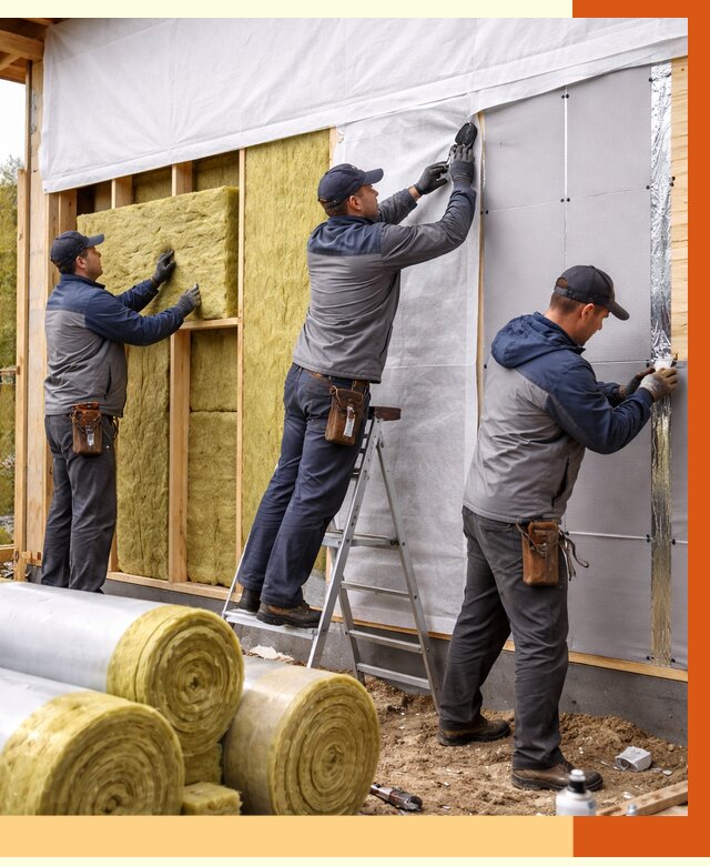 Утепление каркасного дома в каменке от 4248 руб./м2 — профессионально | ТепломастерКам