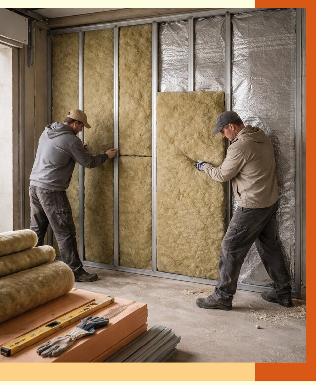 Утепление гаража изнутри в каменке от 7586 руб/м2 — работы и цена | ТепломастерКам