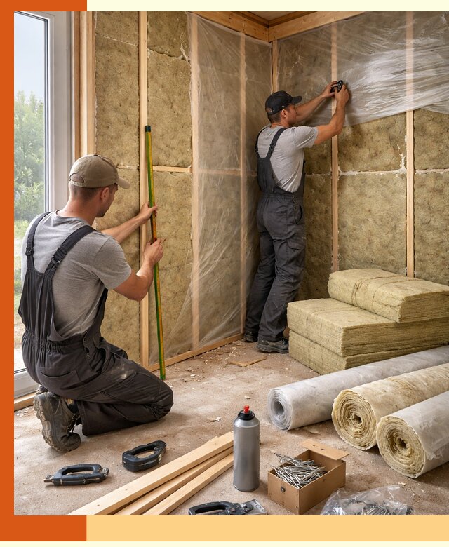 Профессиональное утепление веранды и крыльца в каменке