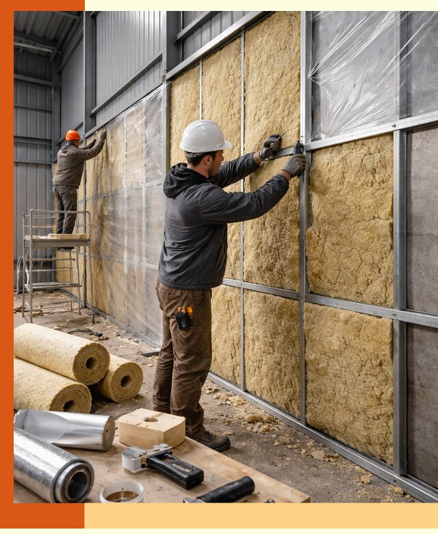 Утепление ангара в каменке — профессиональная теплоизоляция помещений