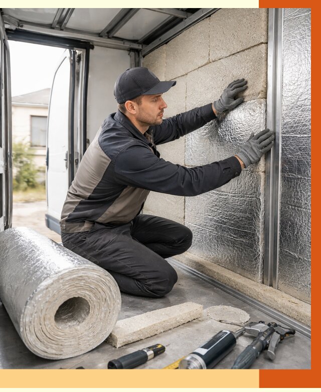 Утепление фургона рефрижератора в каменке от 12644 руб./м² под ключ | ТепломастерКам