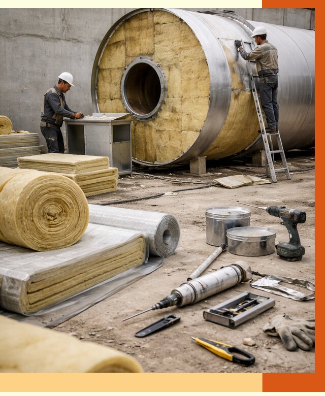 Утепление резервуара с топливом в каменке от 27816 руб. под ключ | ТепломастерКам